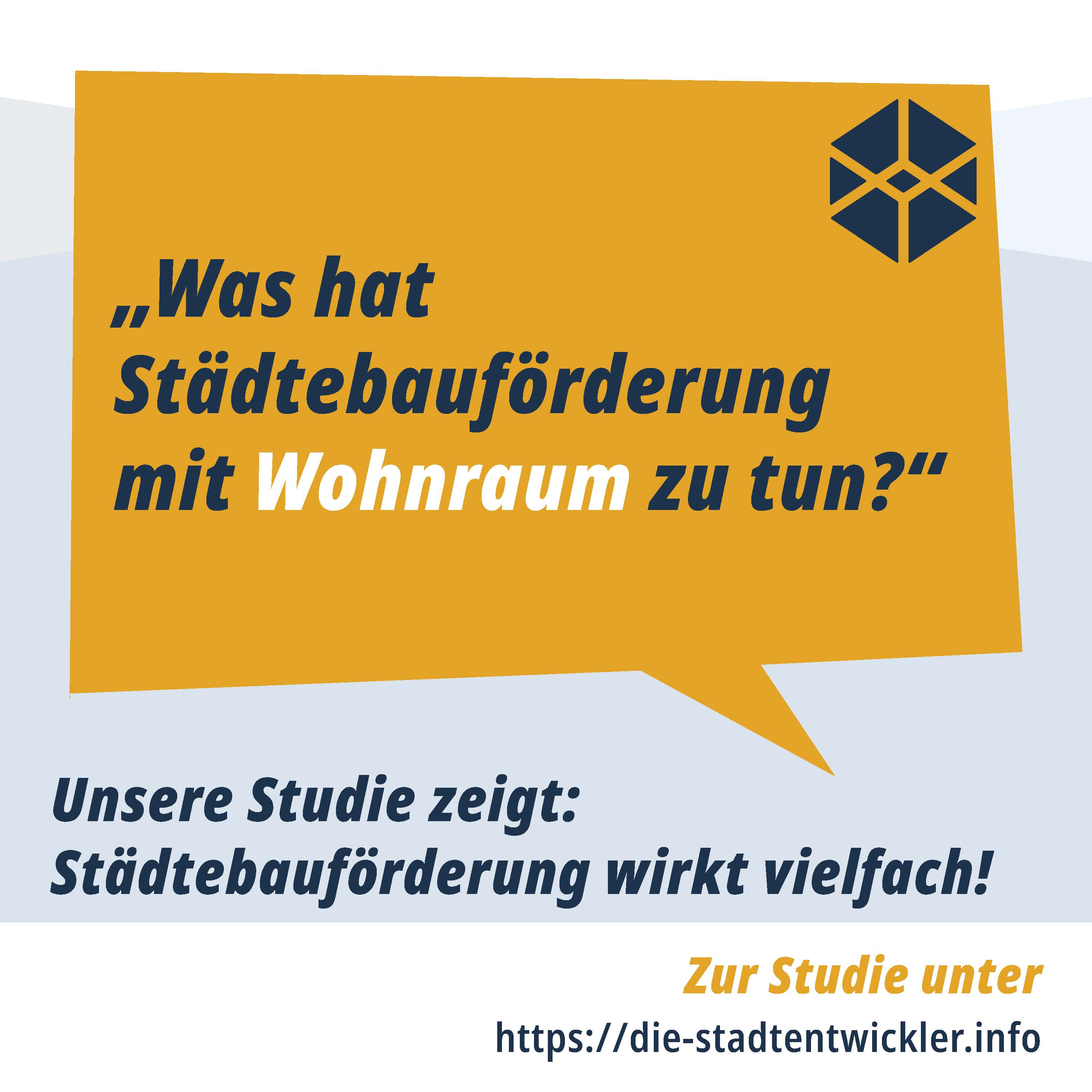 Was hat Städtebauförderung mit Wohnraum zu tun?